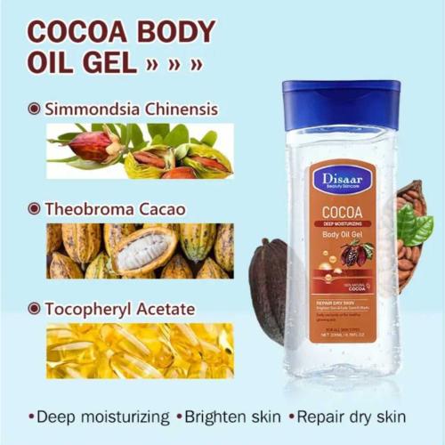 Disaar Cocoa deep Moisturizing body oil gel 200 ml