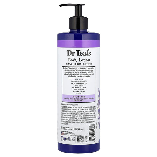 Dr. Teal's, Body Lotion, Soothe & Sleep, Lavender, 18 fl oz (532 ml)