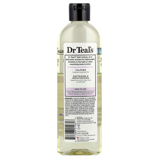 Dr. Teal's Moisturizing Bath & Body Oil, Lavender , 8.8 fl oz (260 ml)