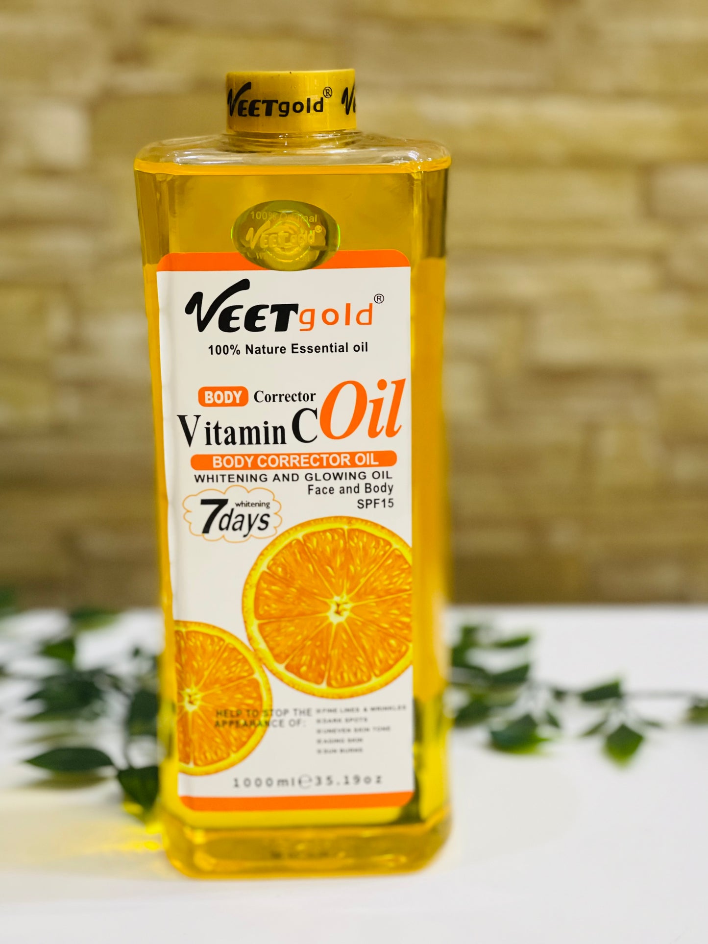 Veet Gold Vitamin C Super Whitening Oil 1000 ml