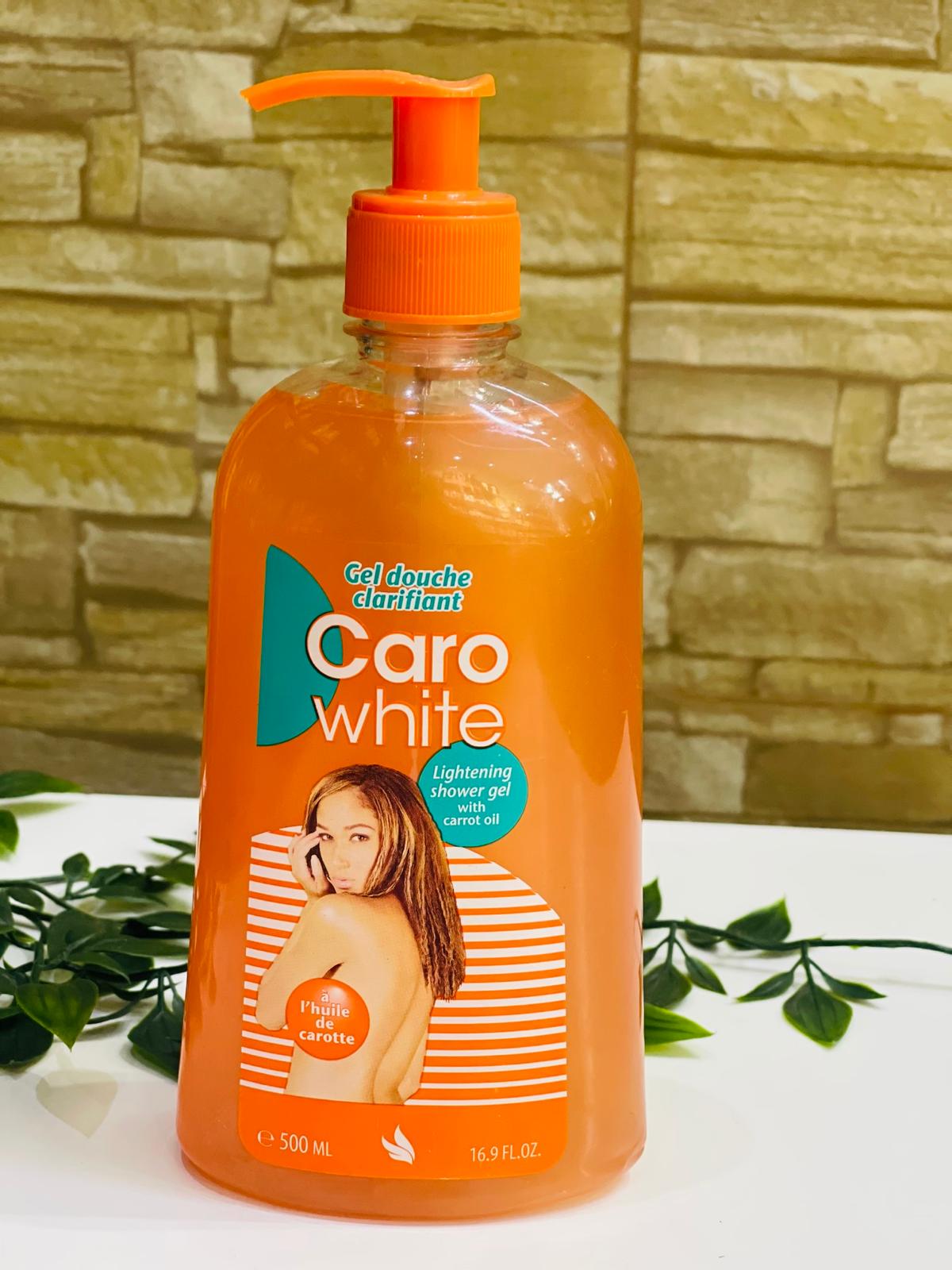 Caro White Lightening Shower Gel – 500 ml – with carrot oil – Lightening Shower Gel