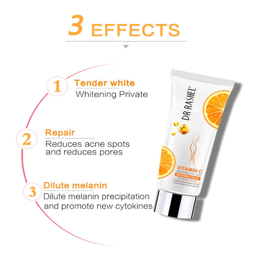 Dr Rashel Vitamin C Whitening Cream underarm and tight