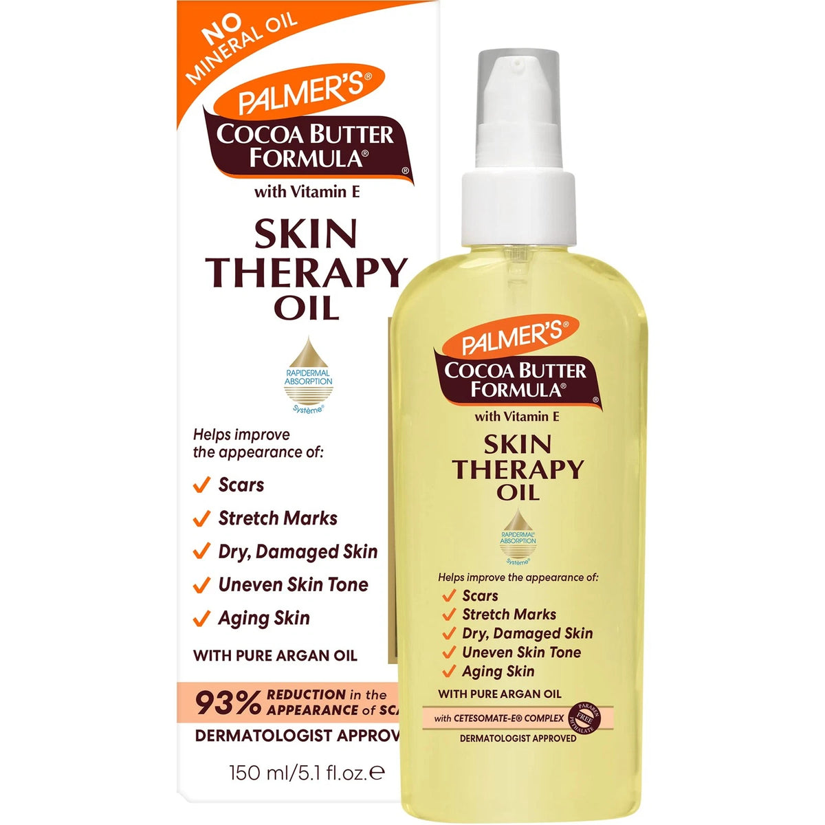 Palmers Skin Therapy Body Oil 5.1 Fl Oz Pack of 3 Moisturizing Formula