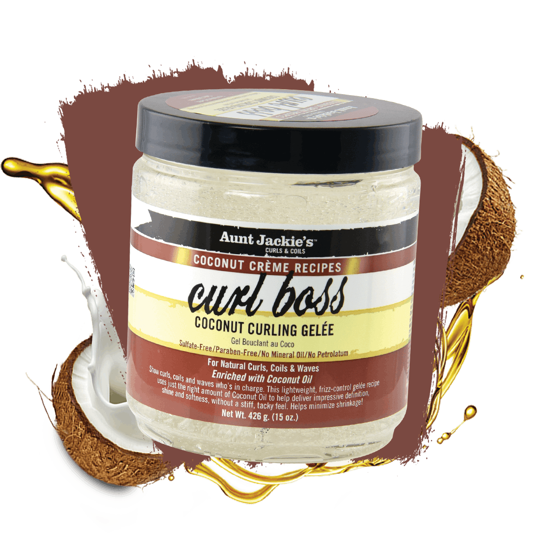 Aunt Jackie Curls & coils - Coconut Creme Curl Boss gelee - Beto Cosmetics