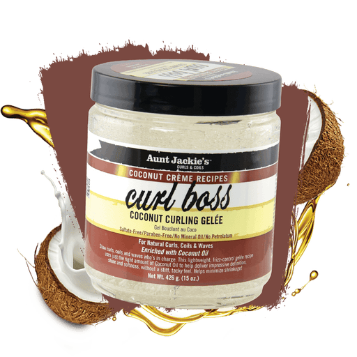 Aunt Jackie  Curls & coils - Coconut Creme Curl Boss gelee - Beto Cosmetics