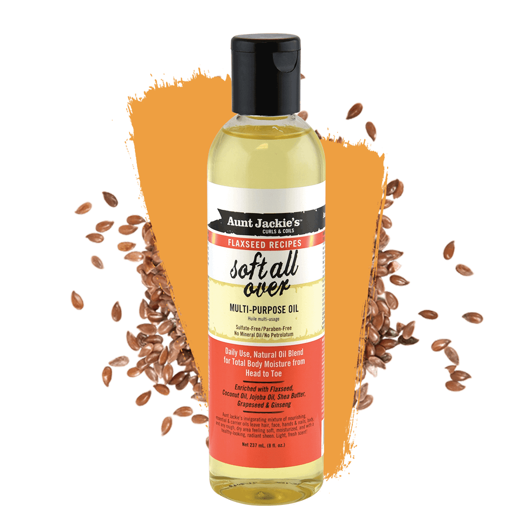 Aunt Jackie Flaxseed Soft All Over - Multi-purpose Oil - Beto Cosmetics