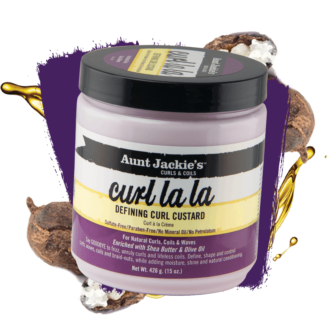 Aunt Jackies Coconut creme - Curl La La Defining Curl Custard - Beto Cosmetics