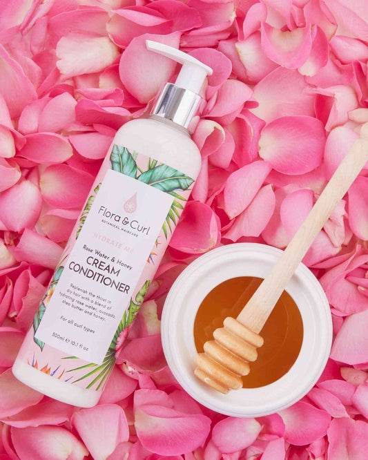 Flora & Curls HYDRATE ME Rose Water & Honey Cream Conditioner