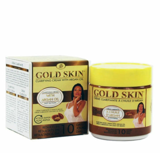 Gold Skin Clarifying Body Cream With Argan Oil (Hydroquinone Free) 140 ml. - Beto Cosmetics