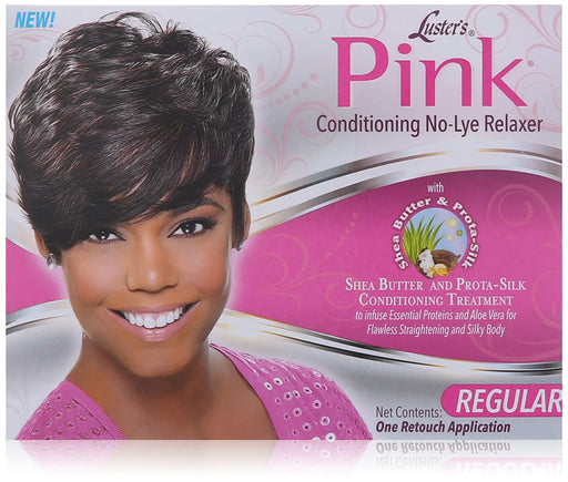 Pink Luster's Conditioning No-lye Relaxer Kit, Regular, 1 Application - Beto Cosmetics
