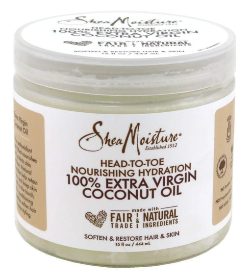 Shea Moisture 100% Extra Virgin Coconut Oil - 15 fl oz - Beto Cosmetics