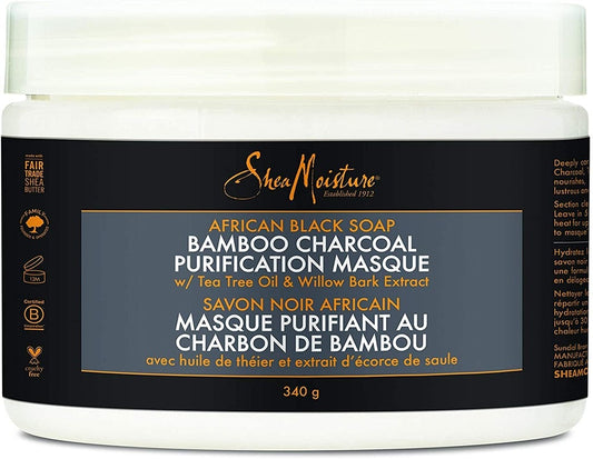 Shea Moisture African Black Soap Bamboo Charcoal Purification Masque