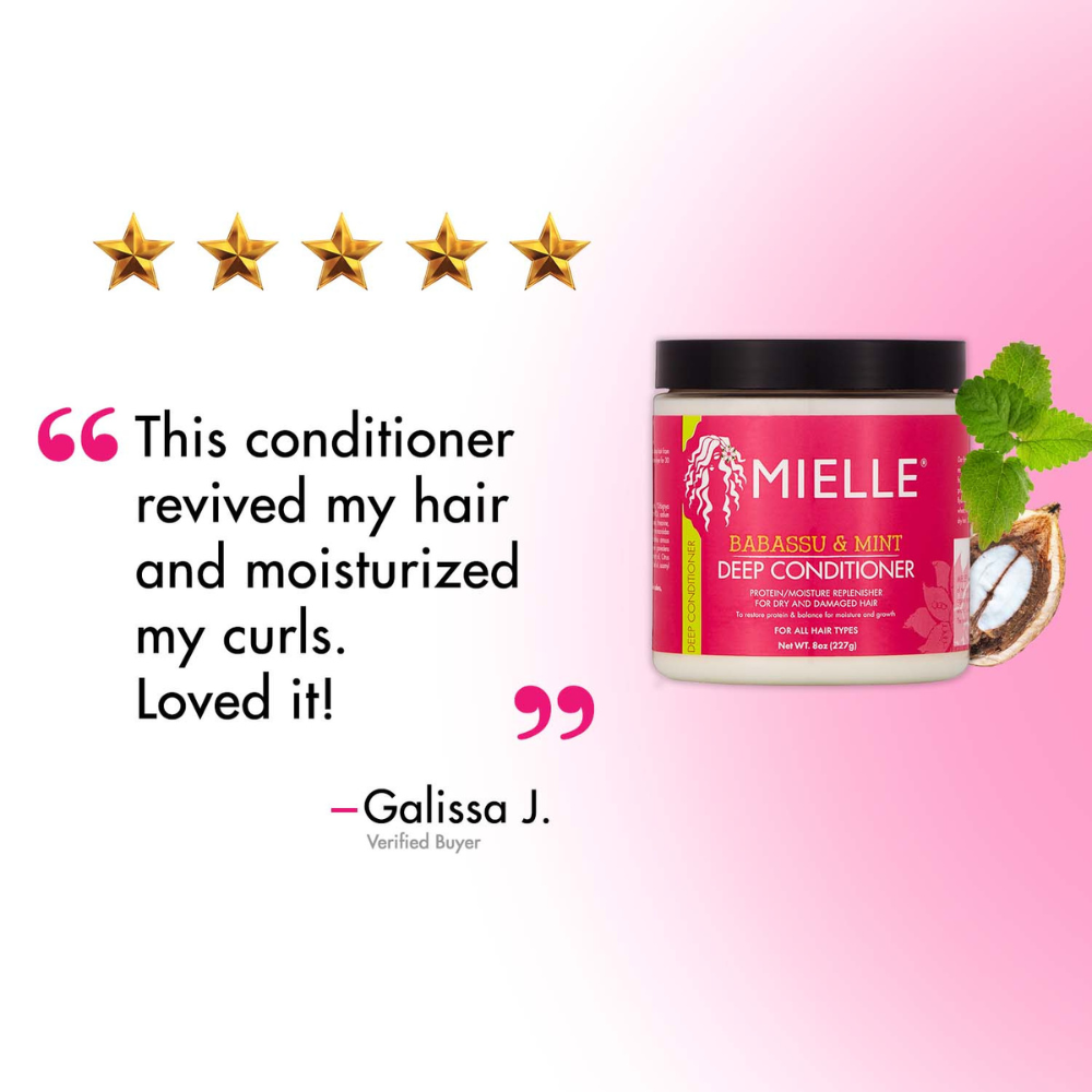 Mielle Babassu Oil & Mint Deep Conditioner