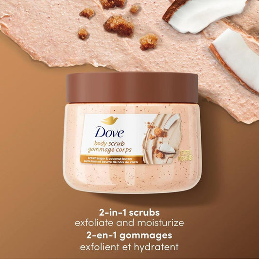 Dove Brown Sugar & Coconut Body Scrub - 425g