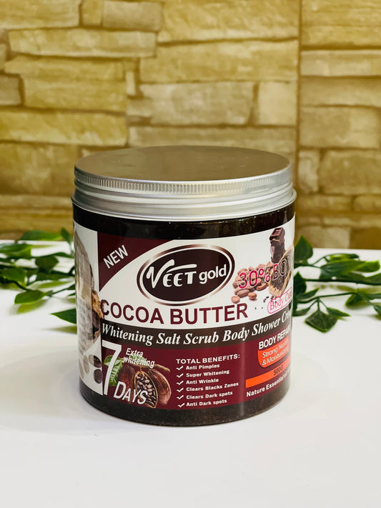 Veet Gold Cocoa Butter Super Whitening Salt Body Scrub