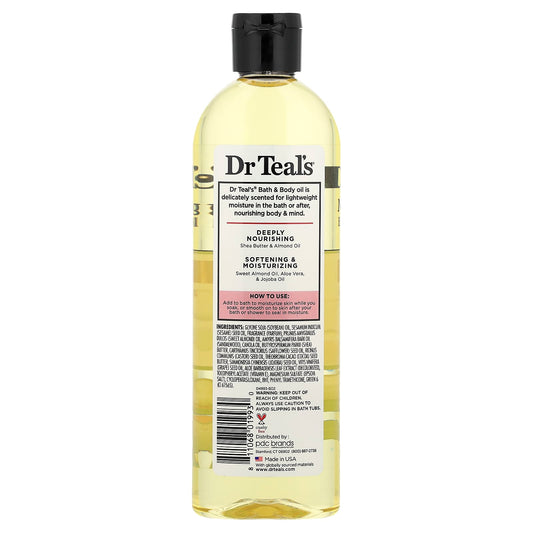 Dr. Teal's Moisturizing Bath & Body Oil, Shea Butter & Almond Oil , 8.8 fl oz (260 ml)
