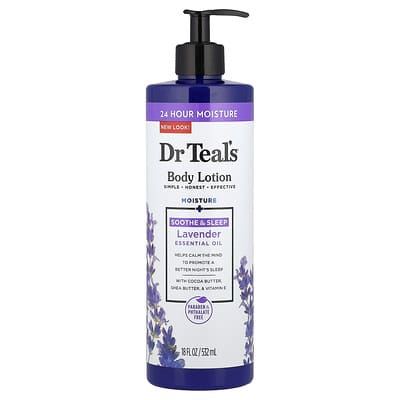 Dr. Teal's, Body Lotion, Soothe & Sleep, Lavender, 18 fl oz (532 ml)