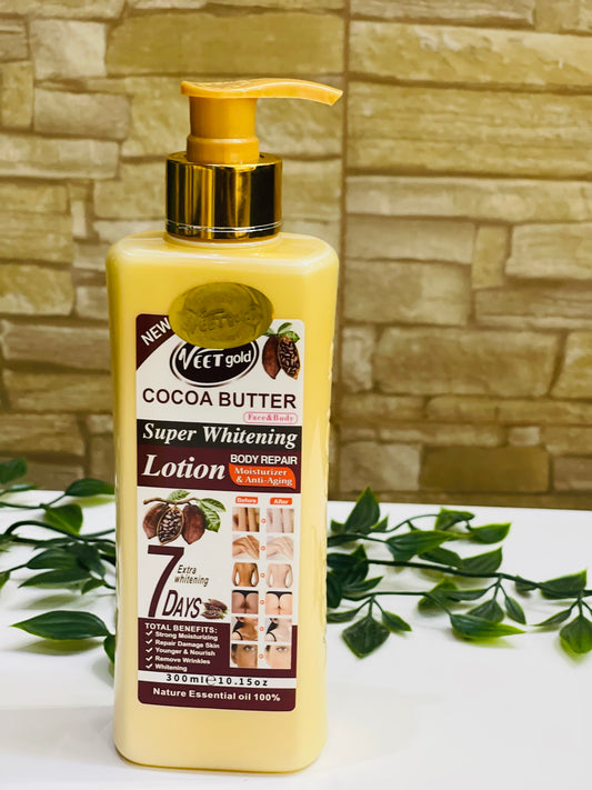 Veet Gold Cocoa Butter Super Whitening Lotion 300ml