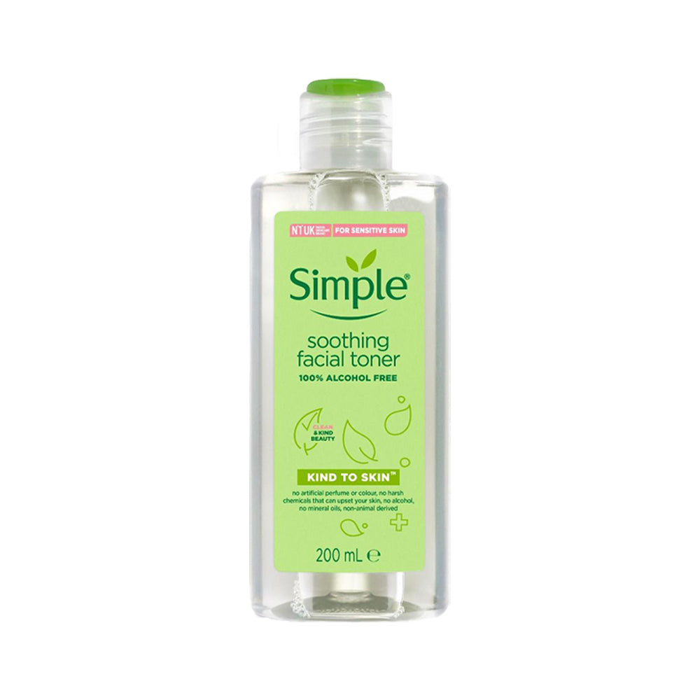 Simple soothing facial toner 100% alcohol free