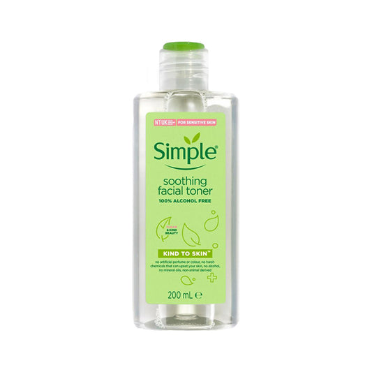 Simple soothing facial toner 100% alcohol free