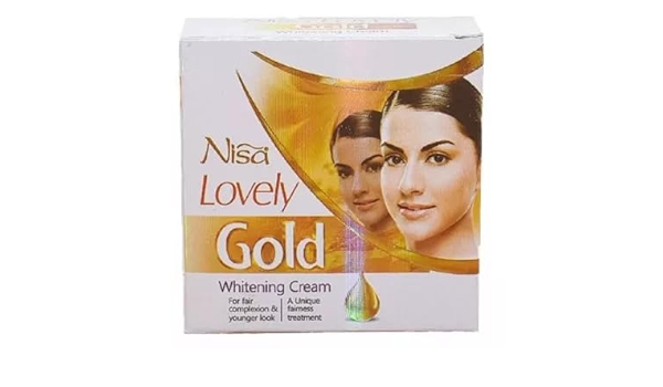 Nisa Lovely Gold Beauty Whitening Cream for Younger Look & Fair Complexion 30g