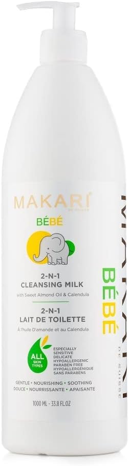 Makari baby set with oil, foaming gel, milk 500ml