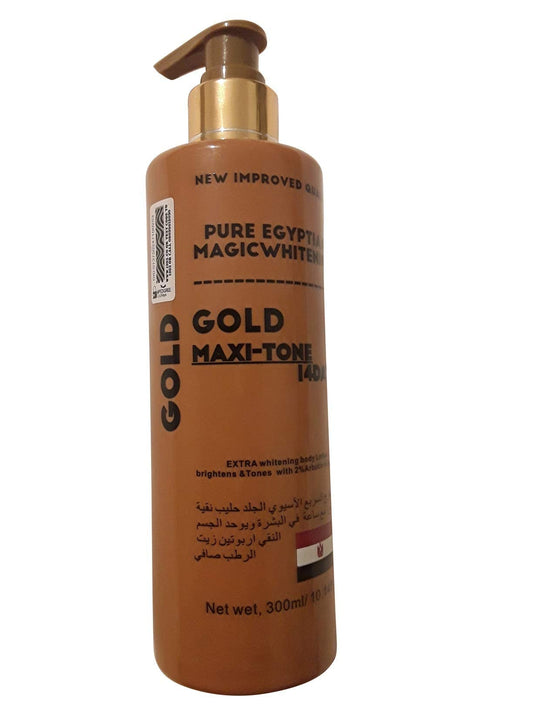 PURE EGYPTIAN MAGIC EXTRA WHITENING MAXI-TONE GOLD LOTION | 2% Arbutin oil