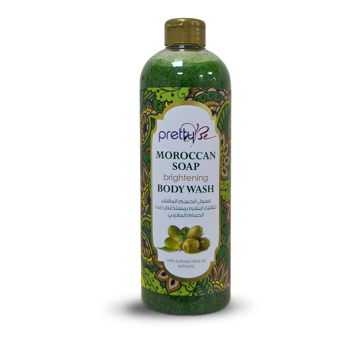 Pretty Be Moroccan Soap Brightening Body Wash With Natural Olive Oil Extracts, 1000ml