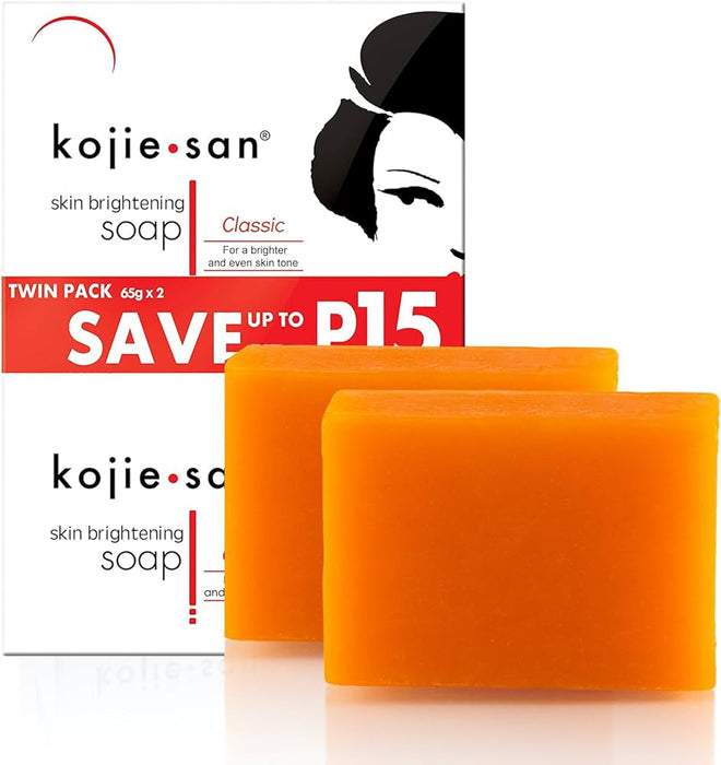 Kojie San Skin Brightening Kojic Acid Soap - 2 Bars