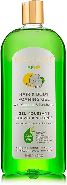 Makari baby set with oil, foaming gel, milk 500ml
