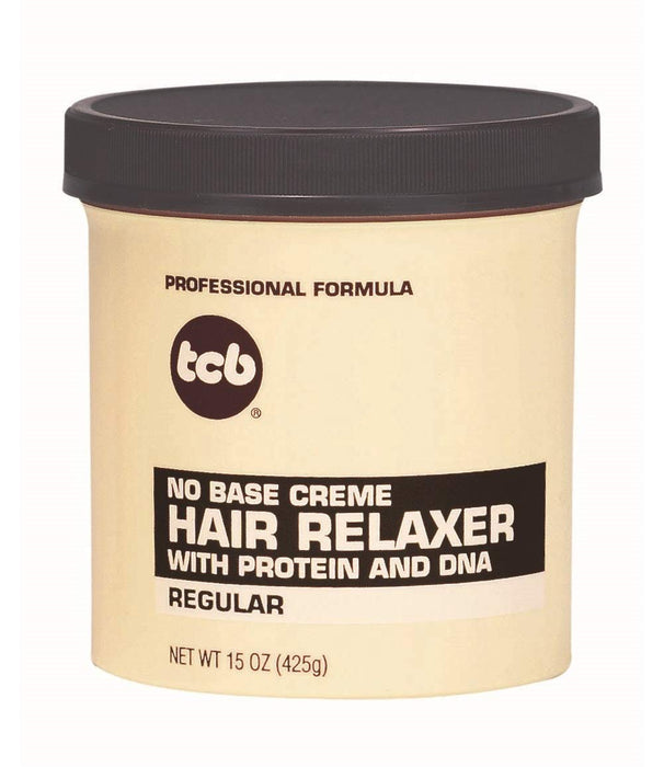 TCB No Base Creme Hair Relaxer, Regular 15 Oz