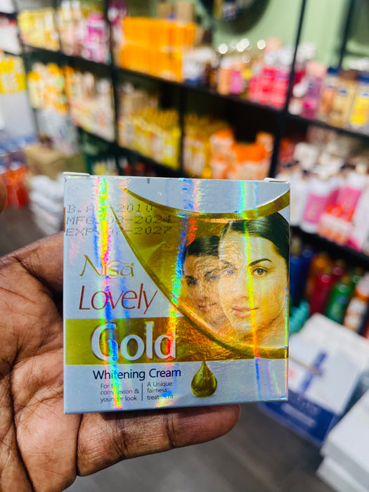 Nisa Lovely Gold Beauty Whitening Cream for Younger Look & Fair Complexion 30g