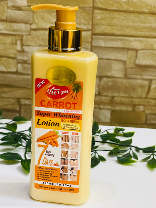 Veet Gold Carrot Super Whitening Lotion 300ml