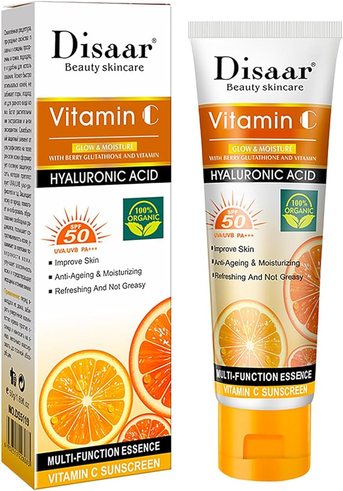 Disaar Hyaluronic Acid Vitamin C Whitening Sunscreen Spf50