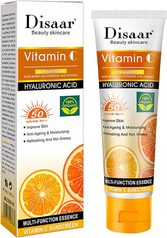 Disaar Hyaluronic Acid Vitamin C Whitening Sunscreen Spf50