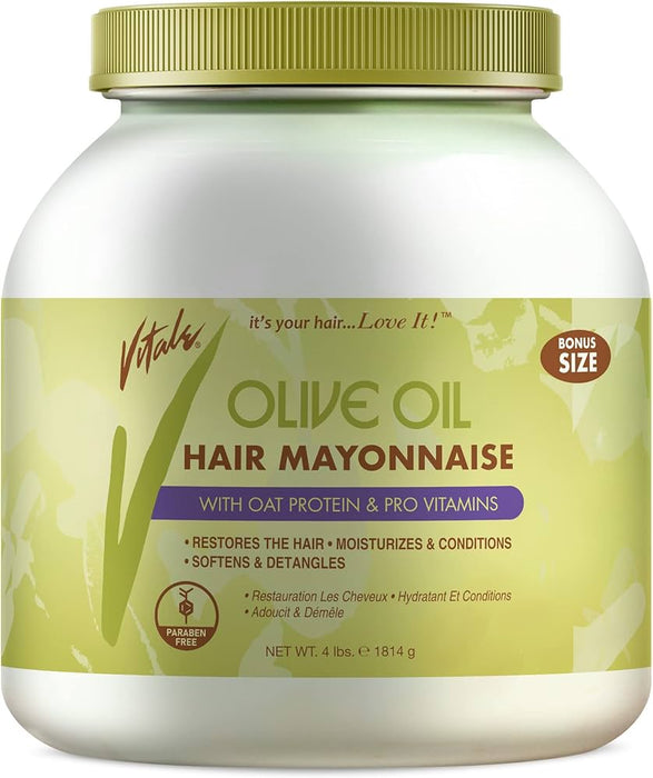 Vitale Olive Oil Hair Mayonnaise 4lbs