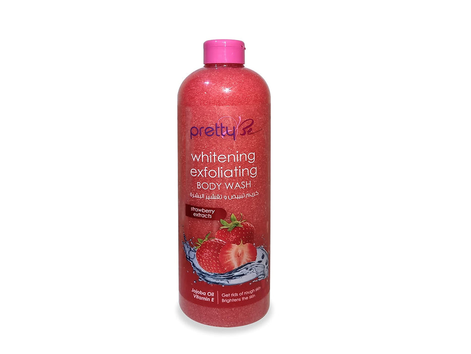 Pretty Be Strawberry Brightening Body Wash Exfoliating 1000 ml