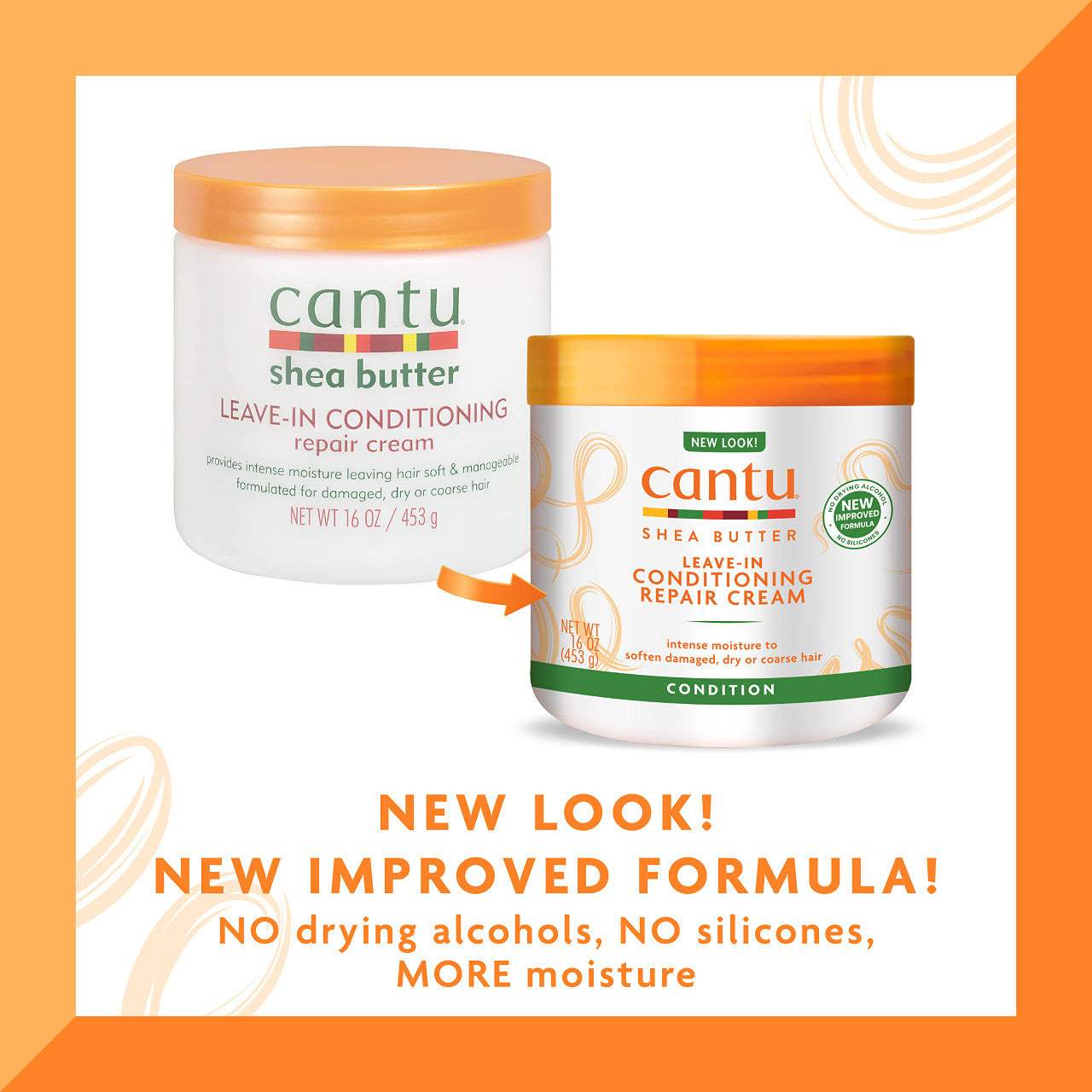 Cantu Argan Oil Leave-In Conditioning Repair Cream 16oz