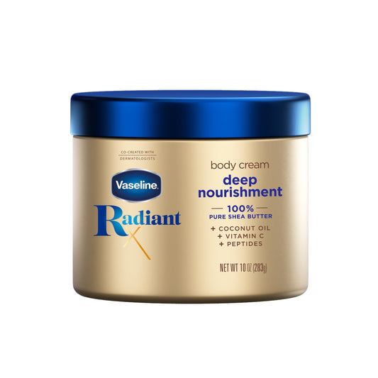 Vaseline RadiantX, Deep Nourishment Body Cream, 10 oz (283 g)