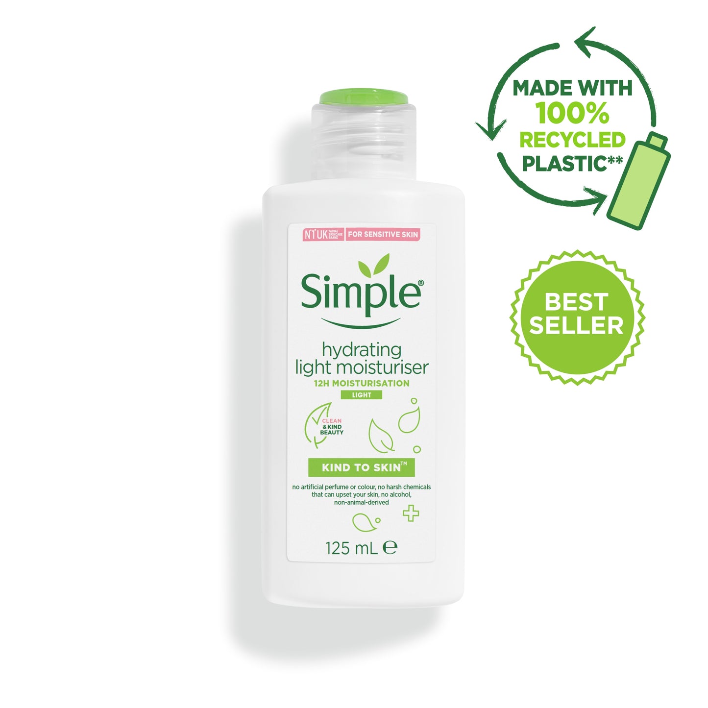 Simple hydrating light moisturizer vitamin B5+E + Niacinamide