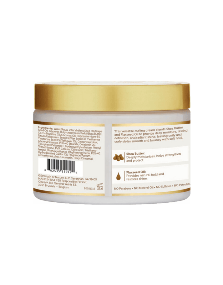 African Pride Moisture Miracle Shea Butter & Flaxseed Oil Moisturize & Define Curling Cream 12oz