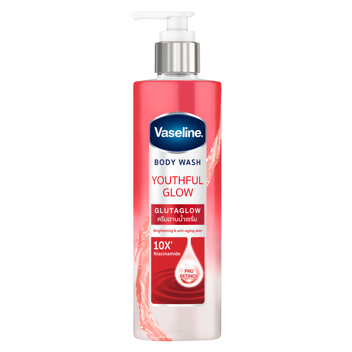 VASELINE BODY WASH YOUTHFUL GLOW 425ml