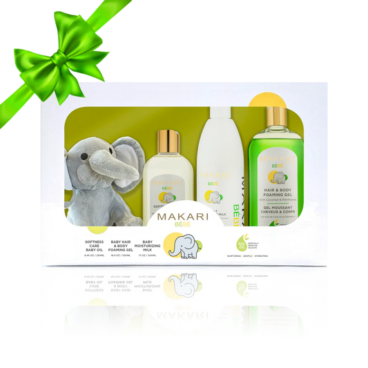 Makari baby set with oil, foaming gel, milk 500ml