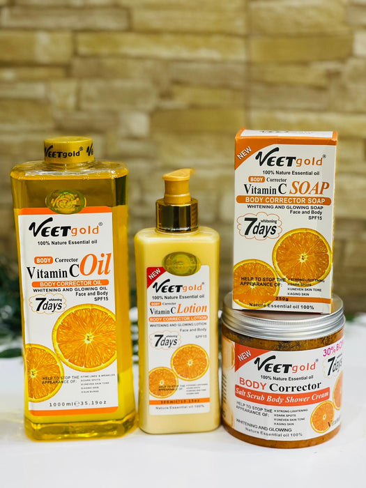Veet Gold Vitamin C Super Whitening Skincare Set