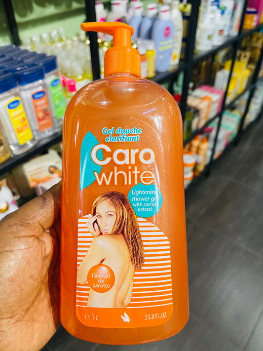 Caro White Lightening Shower Gel – 500 ml – with carrot oil – Lightening Shower Gel