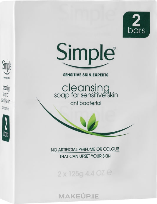 Simple pure soap for sensitive skin 2pcs