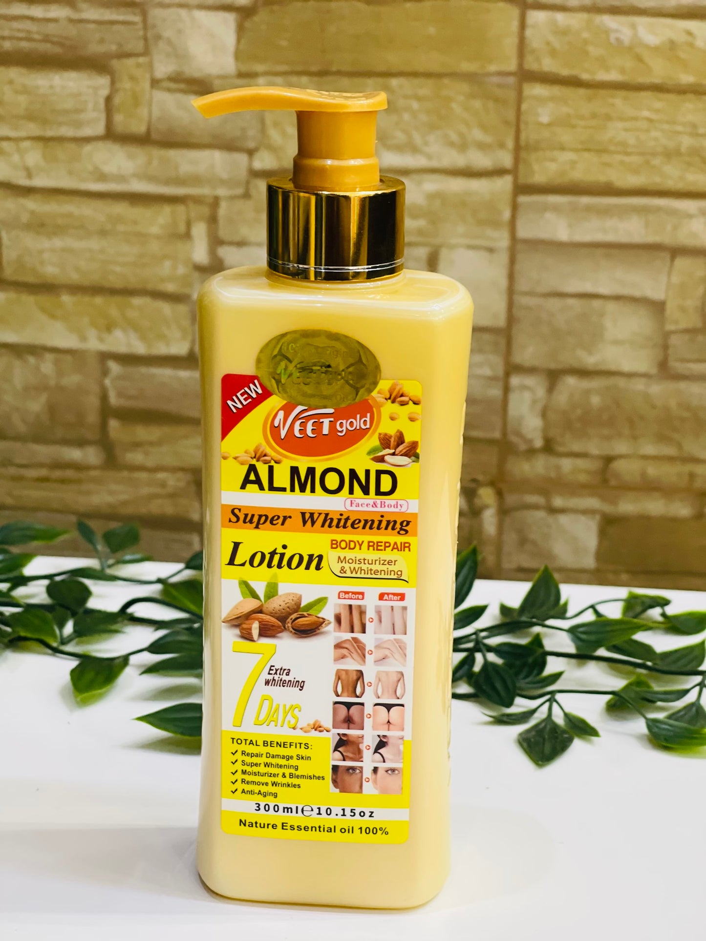 Veet Gold Almond Super Whitening Lotion 300ml