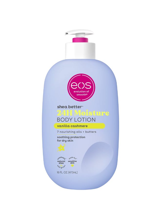 EOS Shea Better, 24H Moisture Body Lotion, Vanilla Cashmere , 16 fl oz (473 ml)