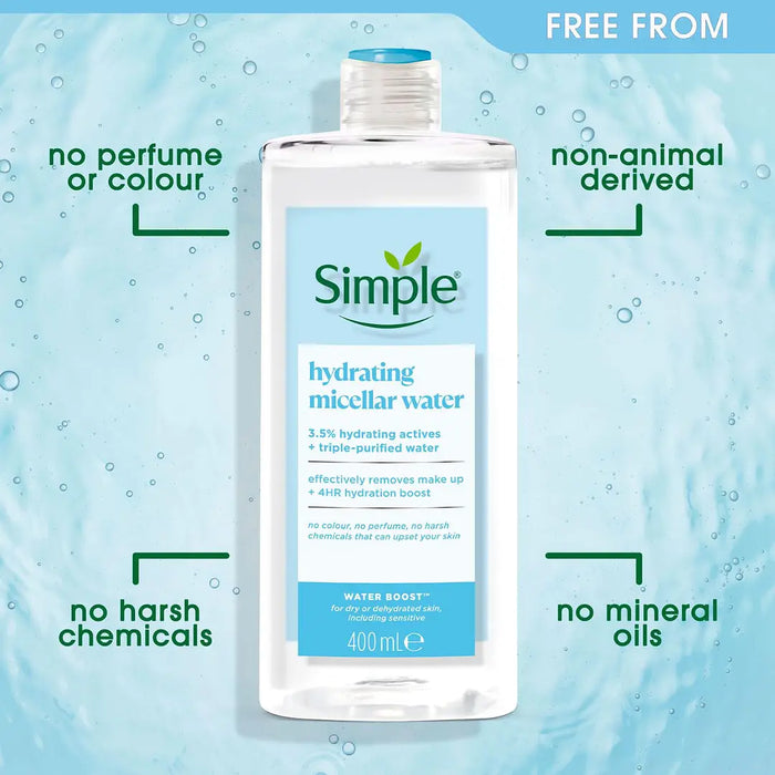 Simple hydrating micellar water 400ml