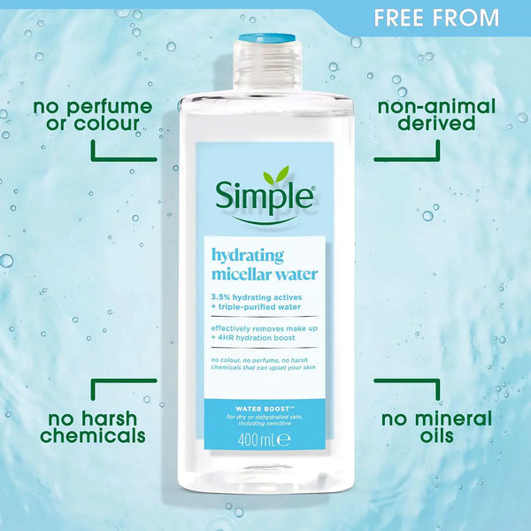 Simple Hydrating Micellar Water, 400ml